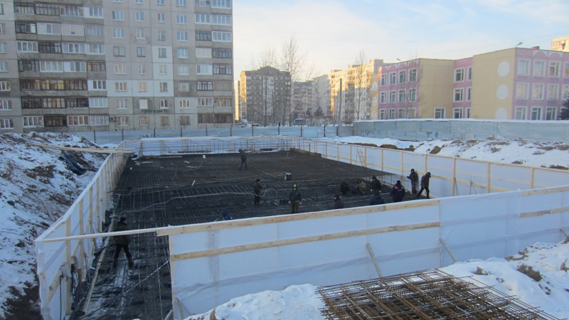Фоторепортаж № 5 о ходе строительства ЖК Сипайлово-6. 25 декабря 2012г.